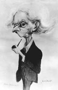 Lord Russell njuter av sin pipa