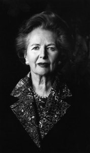 Den kraftfulla Margaret Thatcher